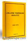 Anlatım Terimleri Sözlüğü