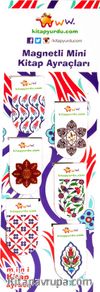 Magnetli Mini Kitap Ayraçları / Tezhip Temalı