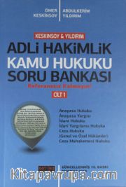 Adli Hakimlik Kamu Hukuku Soru Bankası Cilt 1 