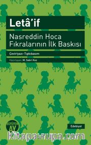 Leta'if <br /> Nasreddin Hoca Fıkralarının İlk Baskısı