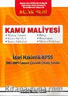 KPSS İdari Hakimlik 2001-2005 Kamu Maliyesi