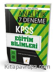 2020 KPSS Eğitim Bilimleri Analitik Dijital Çözümlü 7 Deneme Sınavı