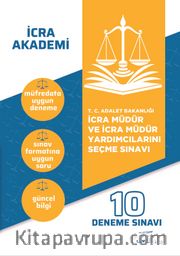 İcra Müdür ve İcra Müdür Yardımcılarını Seçme Sınavı 10 Deneme