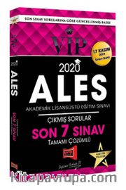 2020 ALES VIP Tamamı Çözümlü Son 7 Sınav Çıkmış Sorular