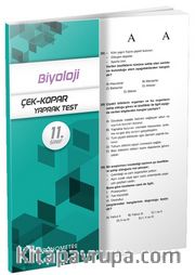 11. Sınıf Biyoloji Yaprak Test 