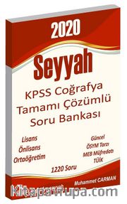 2020 KPSS Seyyah Coğrafya Soru Bankası Çözümlü 
