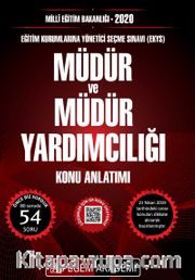 2020 MEB Müdür ve Müdür Yardımcılığı (EKYS) Sınavlarına Hazırlık Kitabı Konu Anlatımlı