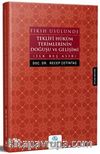 Fıkıh Usulünde Teklifi Hüküm Terimlerinin Doğuşu ve Gelişimi & İlk Beş Asır