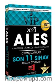 2020 ALES VIP Tamamı Çözümlü Son 11 Sınav Çıkmış Sorular