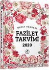 2020 Fazilet Takvimi 1. Bölge Ciltli Takvim (2.Hamur) (14x18)