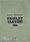 2020 Fazilet Takvimi Yurtiçi 1. Bölge Ciltli Takvim-Lüks (14x18)