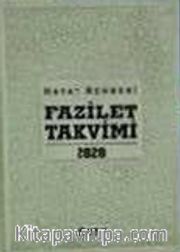 2020 Fazilet Takvimi Yurtiçi 1. Bölge Ciltli Takvim-Lüks (14x18)