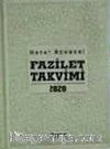 2020 Fazilet Takvimi Yurtiçi 4. Bölge Ciltli Takvim-Lüks (10x14)