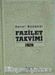 2020 Fazilet Takvimi Yurtiçi 4. Bölge Ciltli Takvim-Lüks (10x14)