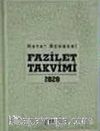 2020 Fazilet Takvimi Yurtiçi 5. Bölge Ciltli Takvim-Lüks (14x18)