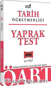 2020 ÖABT Tarih Öğretmenliği Yaprak Test