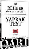 2020 ÖABT Rehber Öğretmenliği Yaprak Test