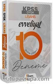 2020 Evveliyat KPSS Genel Yetenek Genel Kültür Tamamı Dijital Çözümlü 10 Deneme 
