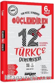 6. Sınıf Güçlendiren Türkçe 12 Deneme Sınavı