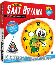  Ahşap Saat Boyama (5302)