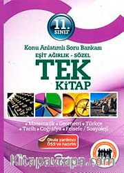 11. Sınıf Eşit Ağırlık-Sözel Tek Kitap Konu Anlatımlı Soru Bankası