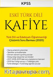 Eski Türk Dili Kafiye <br /> Türk Dili ve Edebiyat Öğretmenliği Çözümlü Soru Bankası (2020)