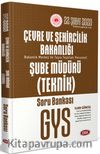 Çevre ve Şehircilik Bakanlığı Şube Müdürü (Teknik) Soru Bankası 