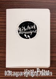 Harry Potter / Symbol - Mischief Managed - Dokun Hisset Serisi (AD-HP013) Lisanslı Ürün   (Cep Boy) Lisanslı Ürün  
