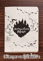 Harry Potter / Symbol - Marauder's Map - Dokun Hisset Serisi (AD-HP018) Lisanslı Ürün   (Cep Boy) Lisanslı Ürün  