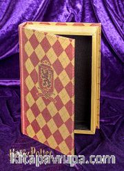 Yaldızlı Ahşap Kutu - Gryffindor (BK-HP003) Lisanslı Ürün  