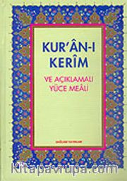 Kur'an-ı Kerim ve Açıklamalı Yüce Meali Rahle boy 3lü meal