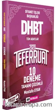 2020 DHBT Teferruat Serisi Tamamı Çözümlü 10 Deneme
