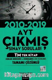 AYT TM Tek Kitap Tamamı Çözümlü Çıkmış Sınav Soruları