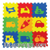 Eğitici Oyun Yer Matı Eco Taşıtlar 33x33 7 mm (390993)