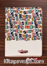 Akıl Defteri - Harley Quinn - Words - Dokun Hisset Serisi (AD-HQ010) Lisanslı Ürün   (Cep Boy) Lisanslı Ürün  