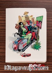 Akıl Defteri - Harley Quinn - Metropolis - Dokun Hisset Serisi (AD-HQ006) Lisanslı Ürün   (Cep Boy) Lisanslı Ürün  