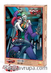 Harley Quinn - Harley Quinn and The Joker Ahşap Puzzle 1000 Parça (KOP-HQ055 -M) Lisanslı Ürün  