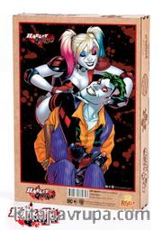 Harley Quinn - Joker Loves Harley Ahşap Puzzle 500 Parça (KOP-HQ062 - D) Lisanslı Ürün  