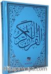 Kur'an-ı Kerim Bilgisayar Hatlı Orta Boy Mavi (Kod:H-11)