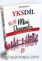YKSDİL 30x30 Tamamı Çözümlü Mini Denemeler