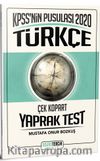2020 KPSS'nin Pusulası Türkçe Çek Kopart Yaprak Test 