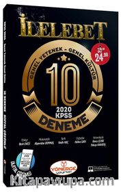2020 KPSS Genel Yetenek Genel Kültür İlelebet 10 Deneme Dijital Çözümlü 