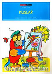 Kuşlar 16 Syf. Renkli Boyama Kitabı