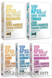 2020 KPSS VIP Genel Yetenek Genel Kültür Tamamı Çözümlü 10000 Soru Seti (5 Kitap)