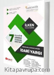 Hakimlik Akademisi İdari Yargı 7'li Çözümlü Deneme Sınavı