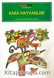 Kara Hayvanları 8 Syf. Siyah-Beyaz  Boyama Kitabı