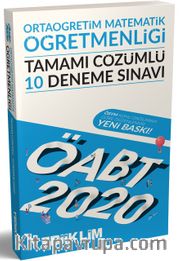 2020 ÖABT Ortaöğretim Matematik Öğretmenliği Tamamı Çözümlü 10 Deneme Sınavı 