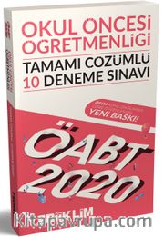 2020 ÖABT Okul Öncesi Öğretmenliği Tamamı Çözümlü 10 Deneme  Sınavı 