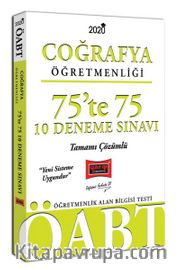 2020 ÖABT Coğrafya Öğretmenliği 75’te 75 Tamamı Çözümlü 10 Deneme Sınavı