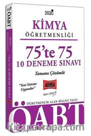 2020 ÖABT Kimya Öğretmenliği 75’te 75 Tamamı Çözümlü 10 Deneme Sınavı